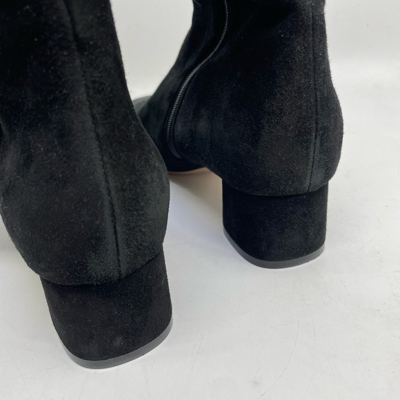 Diane B made in Italy black suede knee high boots size 36 - Picture 6 of 17
